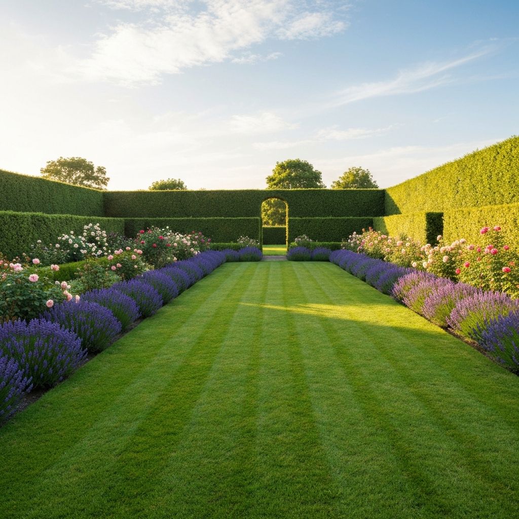 Professionally landscaped garden in Northampton